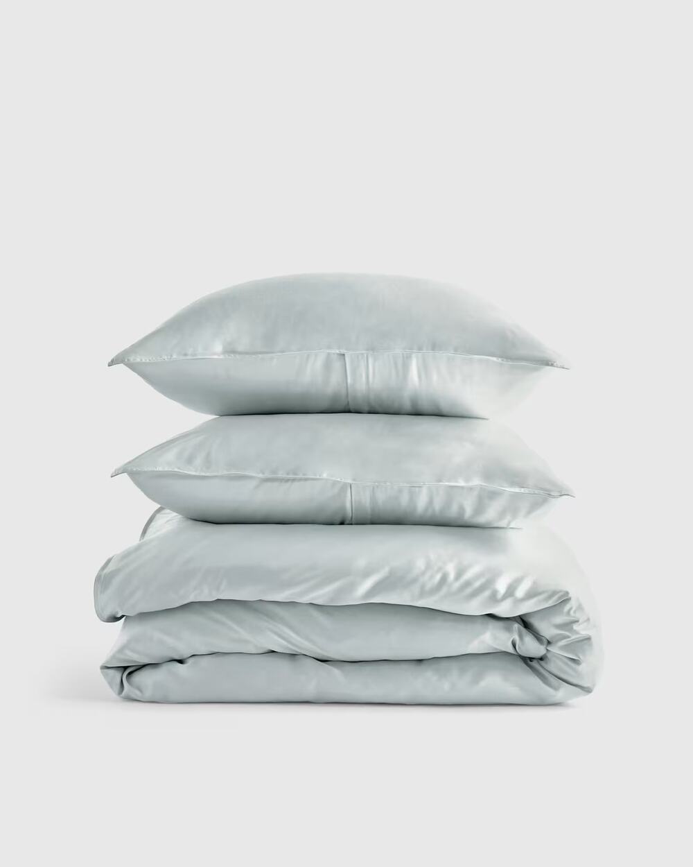Quince Bamboo Duvet Cover Set King/Cal King Mist NWOT
